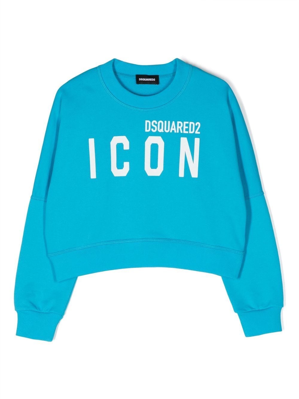 Dsquared2 Kids Cropped-Sweatshirt mit Logo-Print - Blau von Dsquared2 Kids