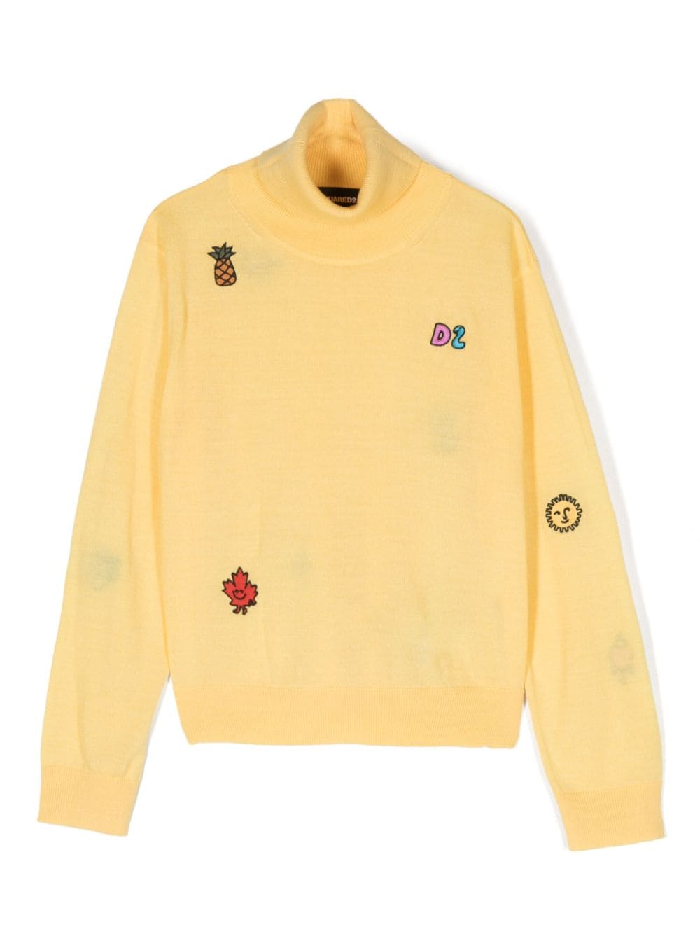 Dsquared2 Kids Pullover mit Stickerei - Gelb von Dsquared2 Kids