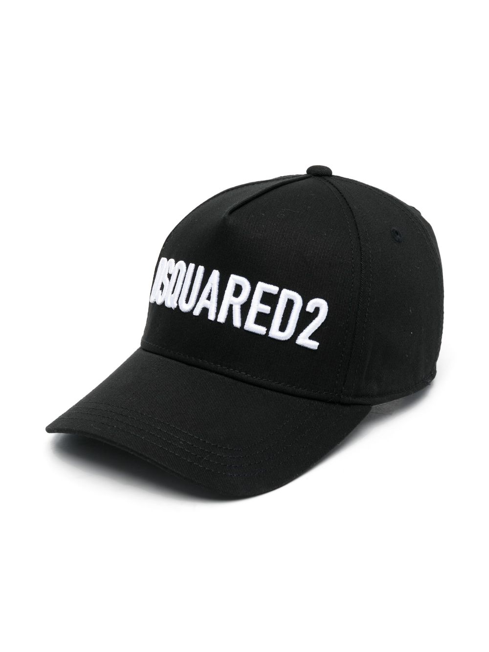 Dsquared2 Kids Baseballkappe mit Logo-Stickerei - Schwarz von Dsquared2 Kids