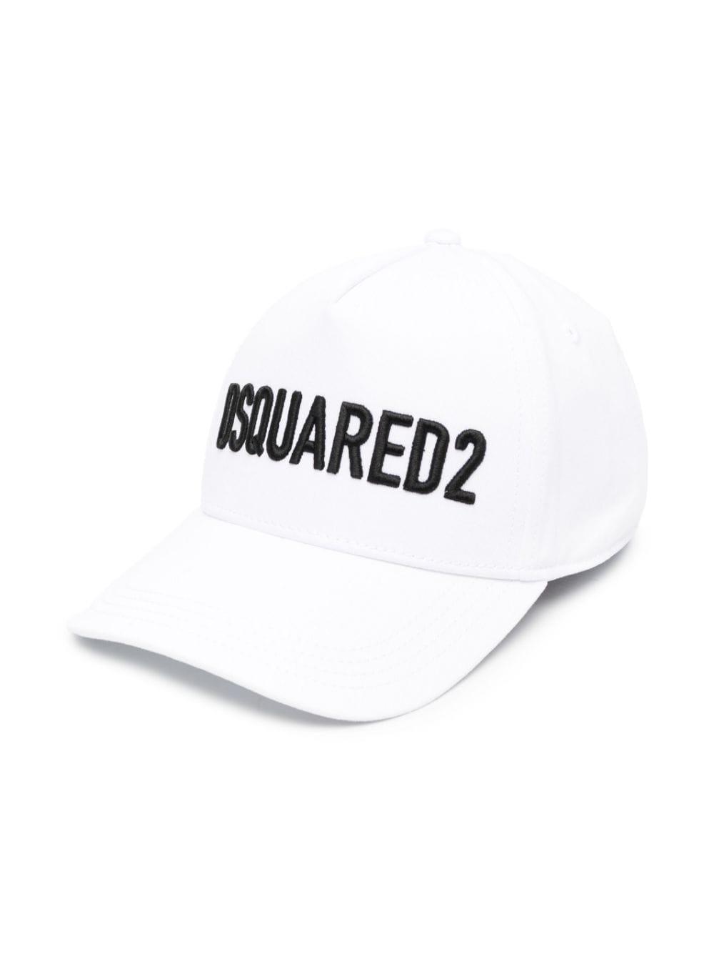 Dsquared2 Kids Baseballkappe mit Logo-Stickerei - Weiß von Dsquared2 Kids