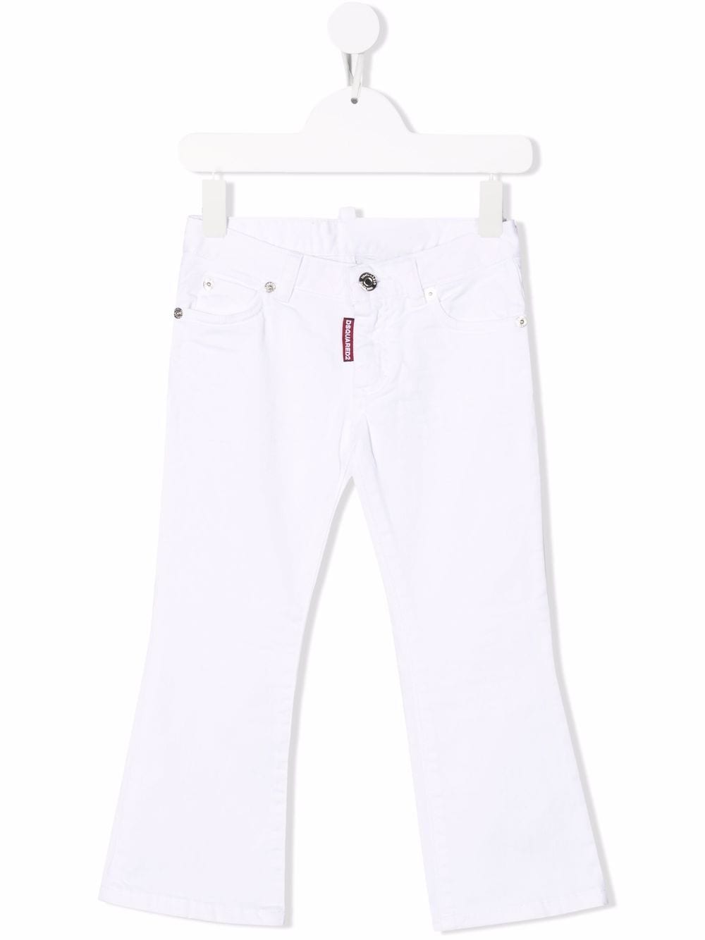 Dsquared2 Kids Ausgestellte Jeans - Weiß von Dsquared2 Kids