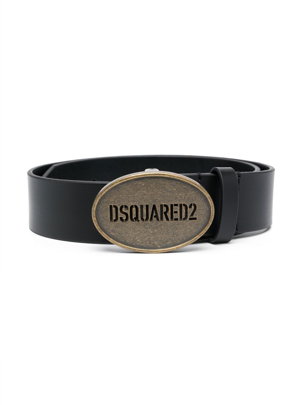 Dsquared2 Kids Gürtel mit Logo-Schnalle - Schwarz von Dsquared2 Kids