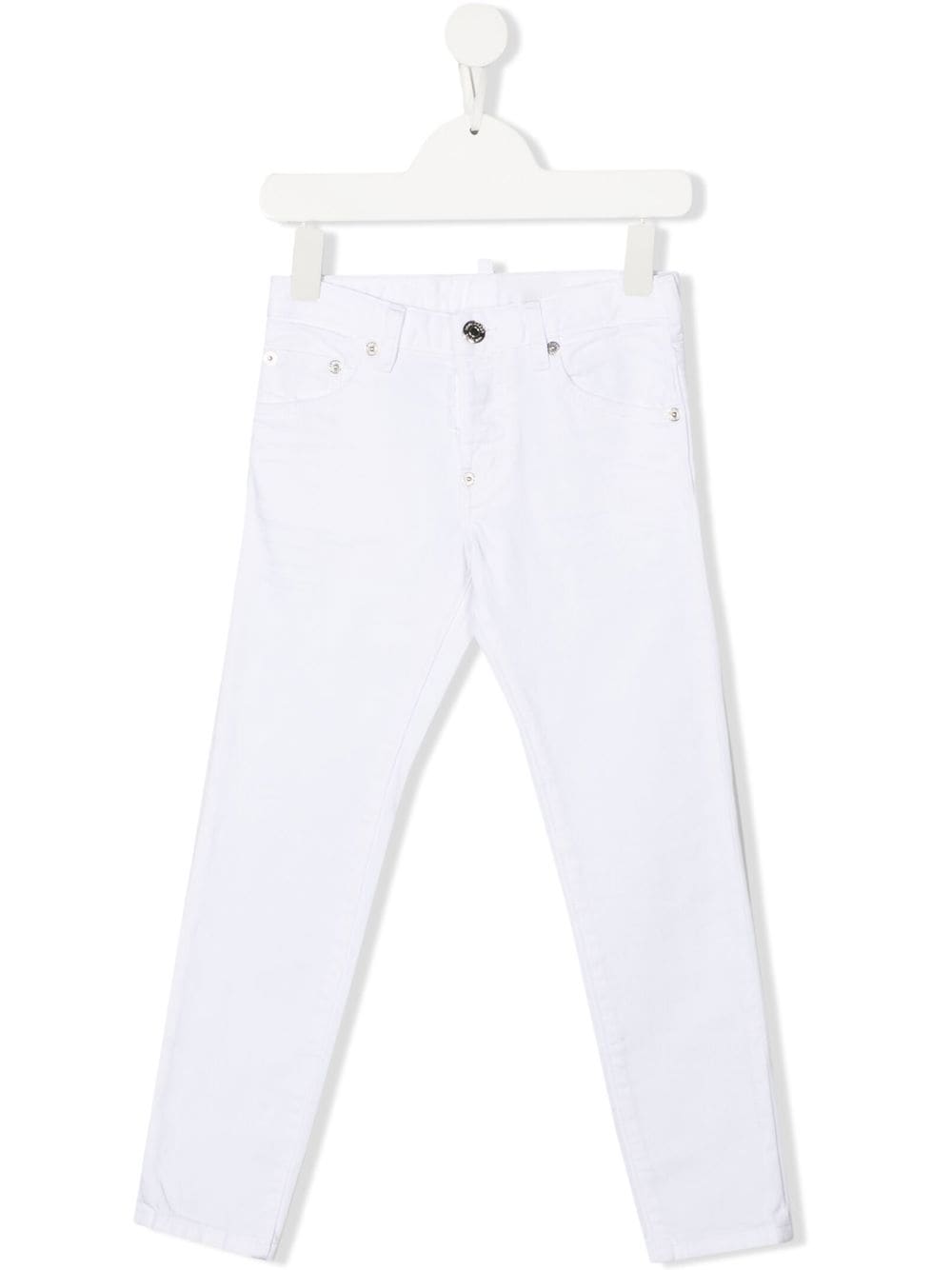 Dsquared2 Kids Slim-Fit-Jeans mit Logo - Weiß von Dsquared2 Kids