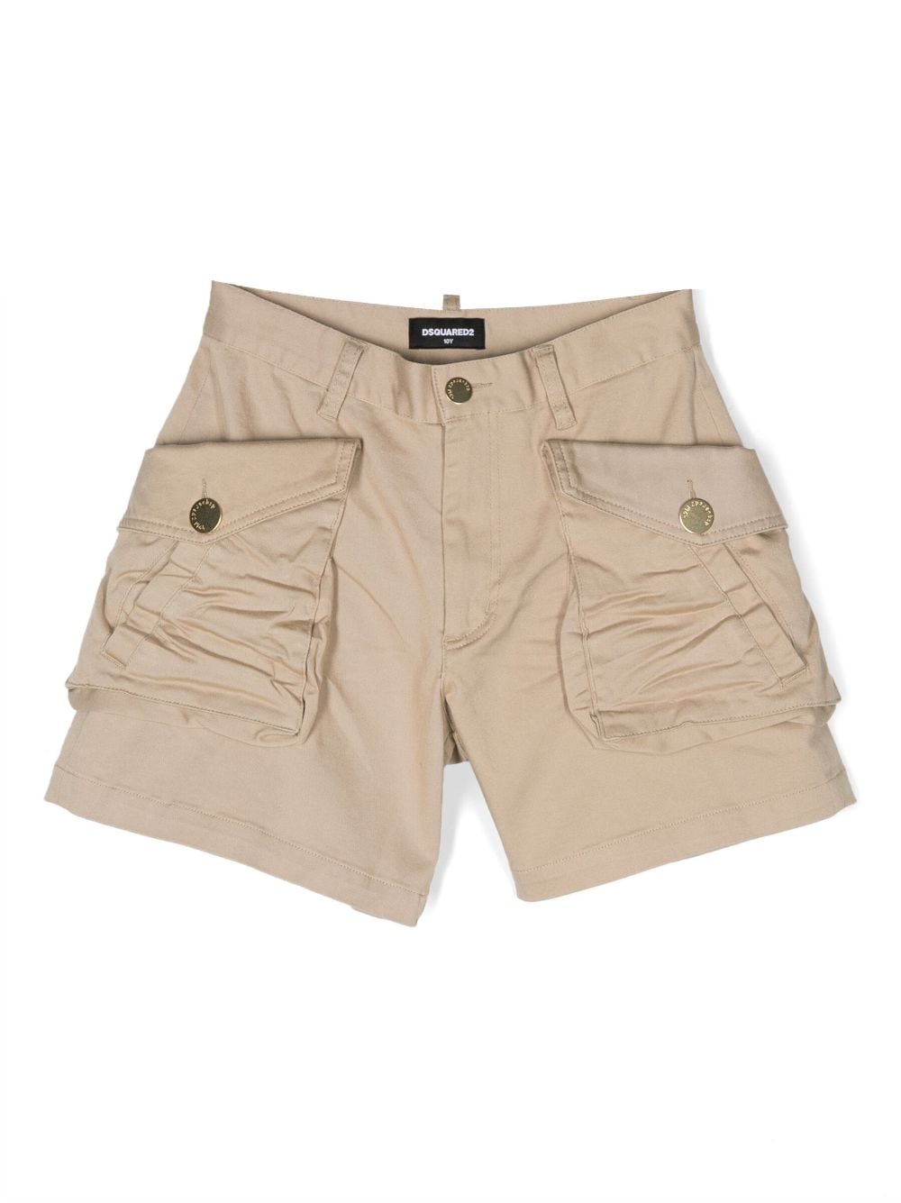 Dsquared2 Kids Shorts mit Logo-Schild - Nude von Dsquared2 Kids