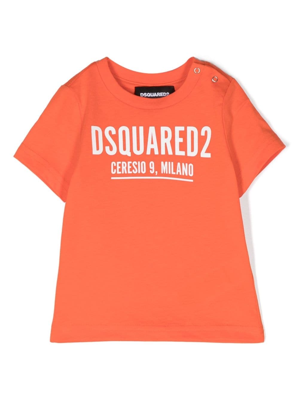 Dsquared2 Kids T-Shirt mit Logo-Print - Orange von Dsquared2 Kids