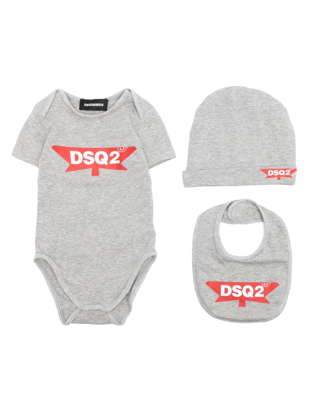 Dsquared2 Kids logo-print body set - Grau von Dsquared2 Kids