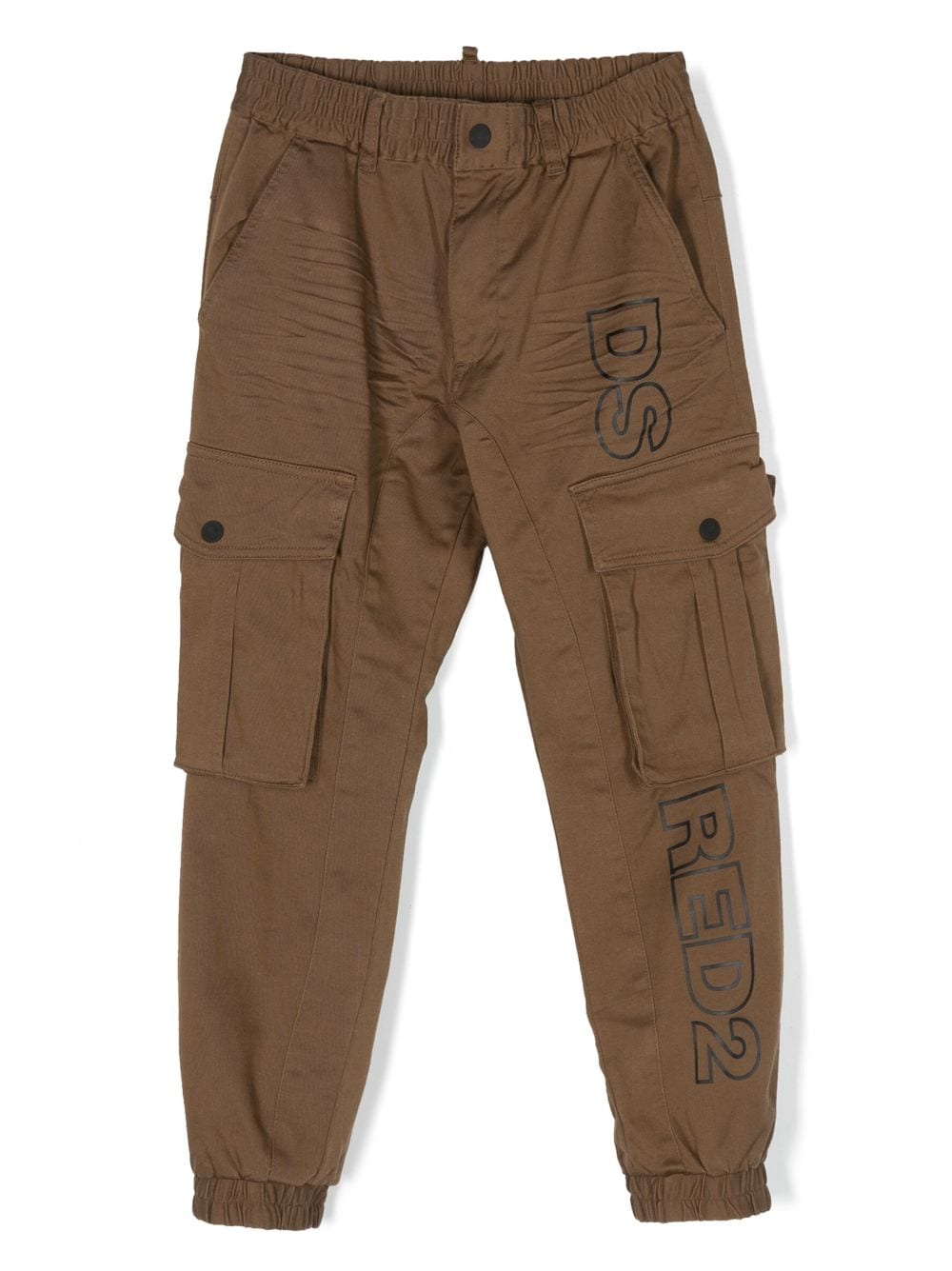 Dsquared2 Kids Cargohose mit Logo-Print - Braun von Dsquared2 Kids