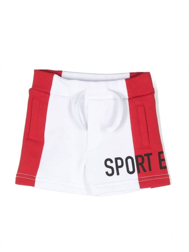 Dsquared2 Kids Shorts mit Logo-Print - Weiß von Dsquared2 Kids