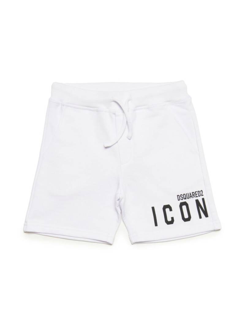 Dsquared2 Kids Shorts mit Logo-Print - Weiß von Dsquared2 Kids