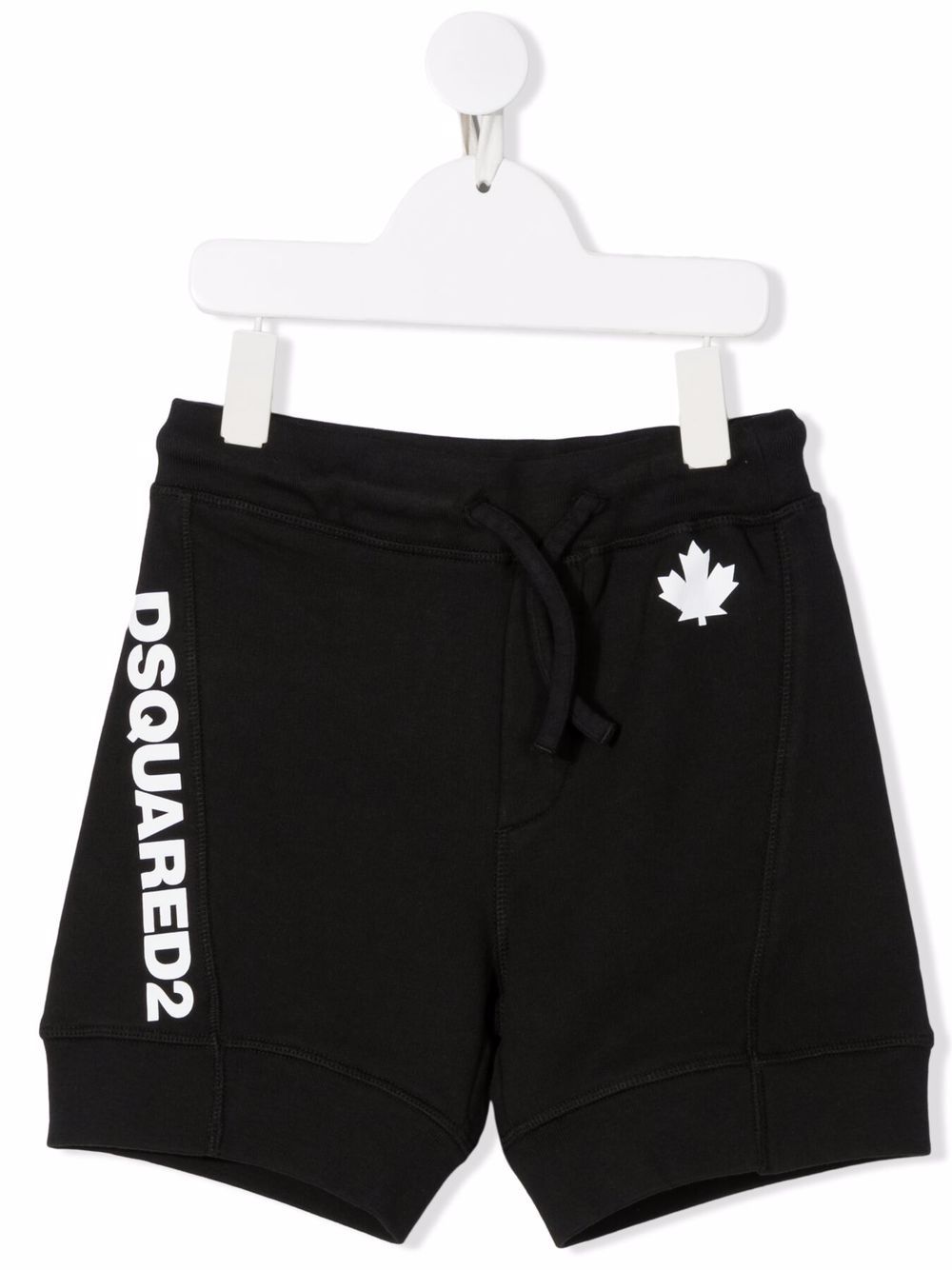 Dsquared2 Kids Shorts mit Logo-Print - Schwarz von Dsquared2 Kids