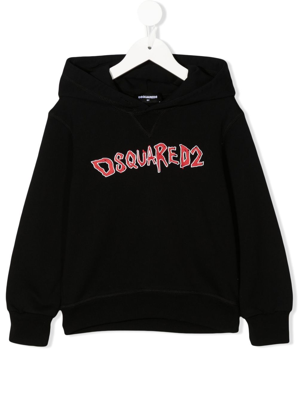 Dsquared2 Kids Hoodie mit Logo-Print - Schwarz von Dsquared2 Kids