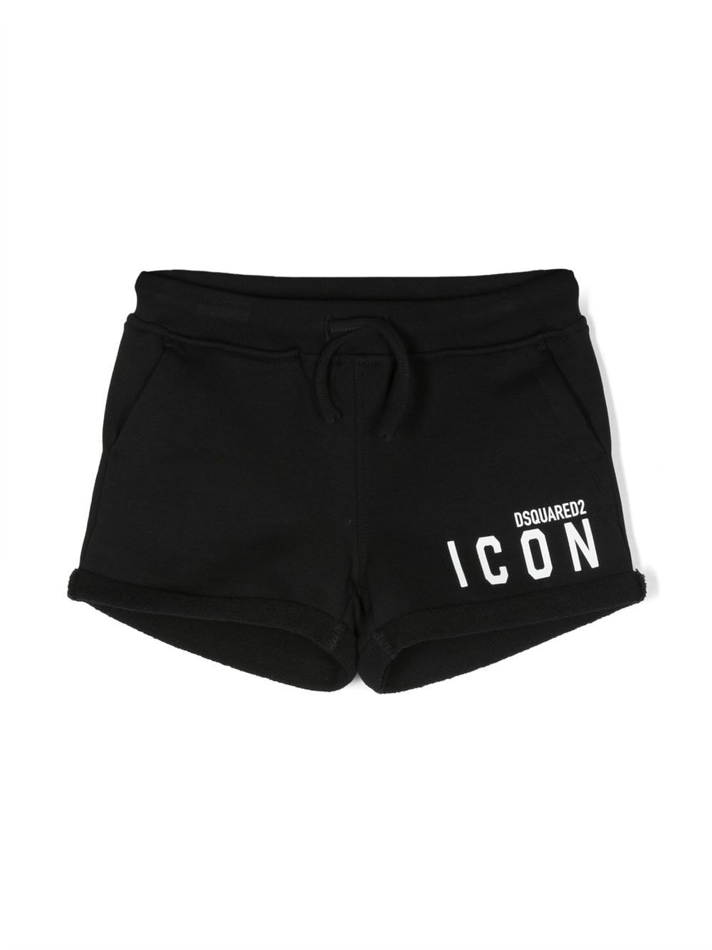 Dsquared2 Kids Joggingshorts mit Logo-Print - Schwarz von Dsquared2 Kids