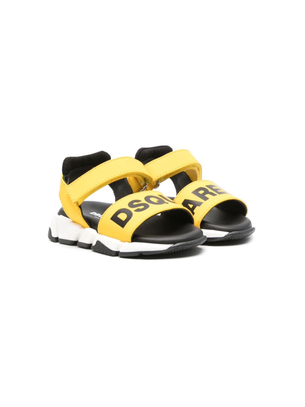 Dsquared2 Kids Sandalen mit Logo-Print - Gelb von Dsquared2 Kids