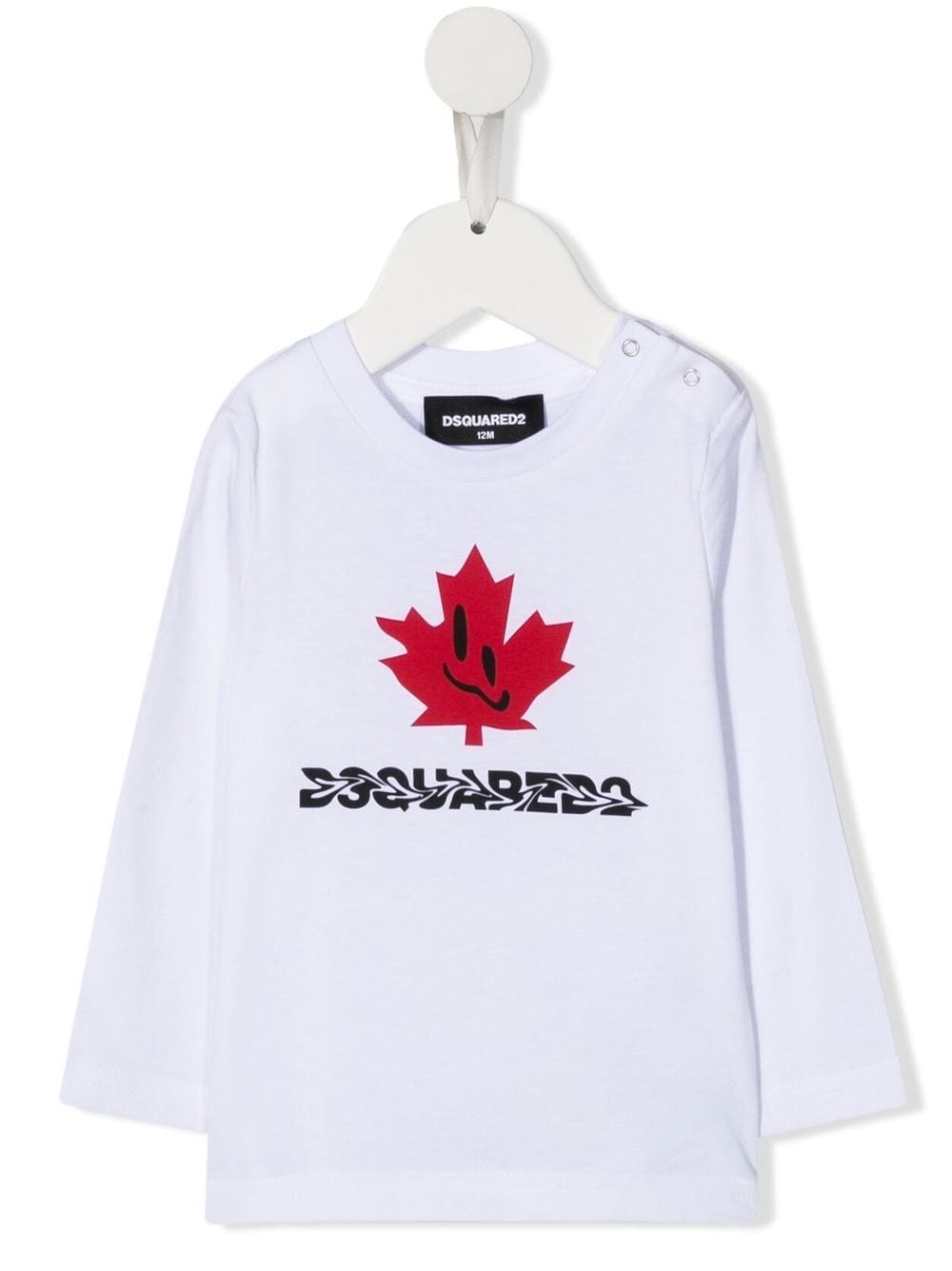 Dsquared2 Kids Langarmshirt mit Logo-Print - Weiß von Dsquared2 Kids