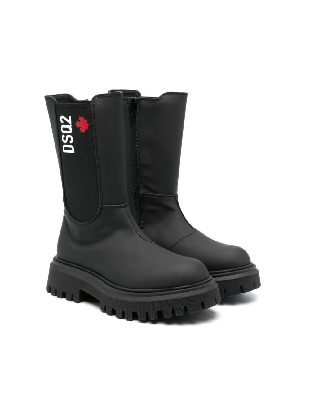 Dsquared2 Kids Stiefel mit runder Kappe - Schwarz von Dsquared2 Kids