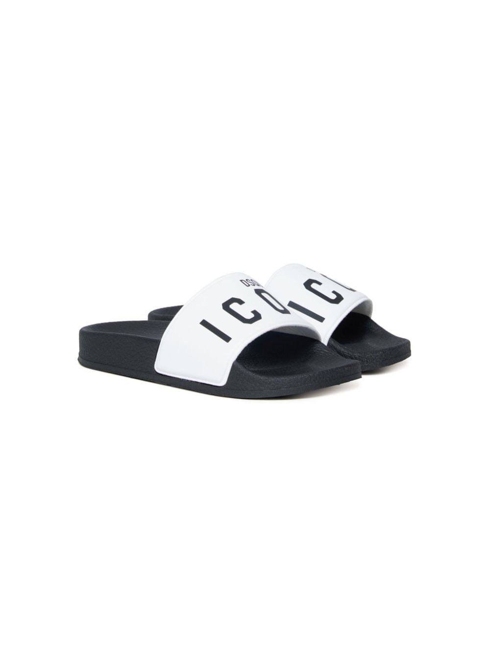 Dsquared2 Kids Sandalen mit Logo-Print - Weiß von Dsquared2 Kids