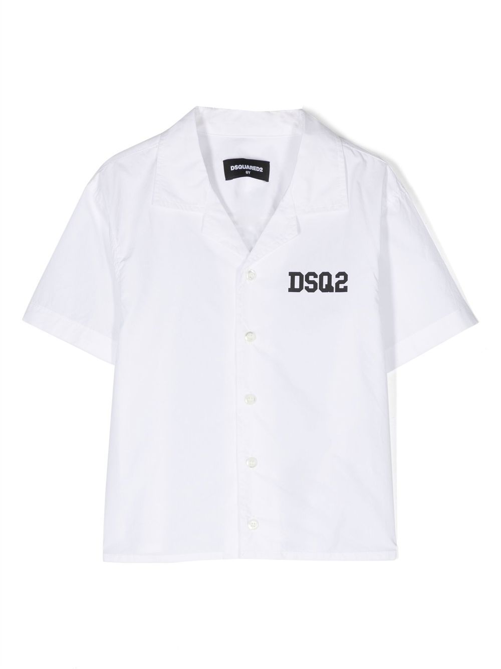 Dsquared2 Kids Hemd mit Logo-Print - Weiß von Dsquared2 Kids