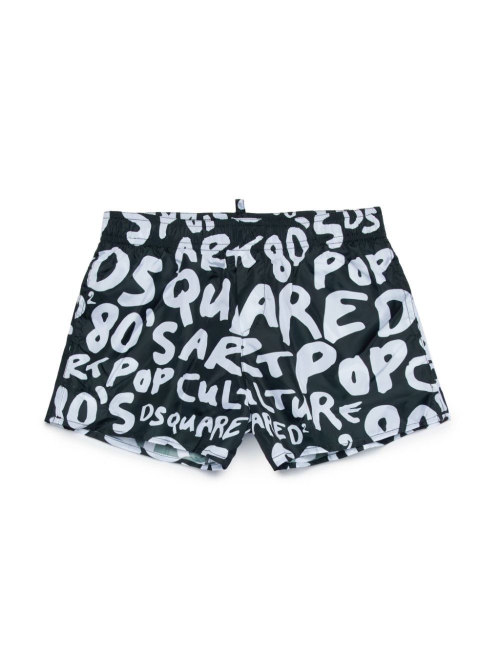 Dsquared2 Kids Badeshorts mit Logo-Print - Schwarz von Dsquared2 Kids