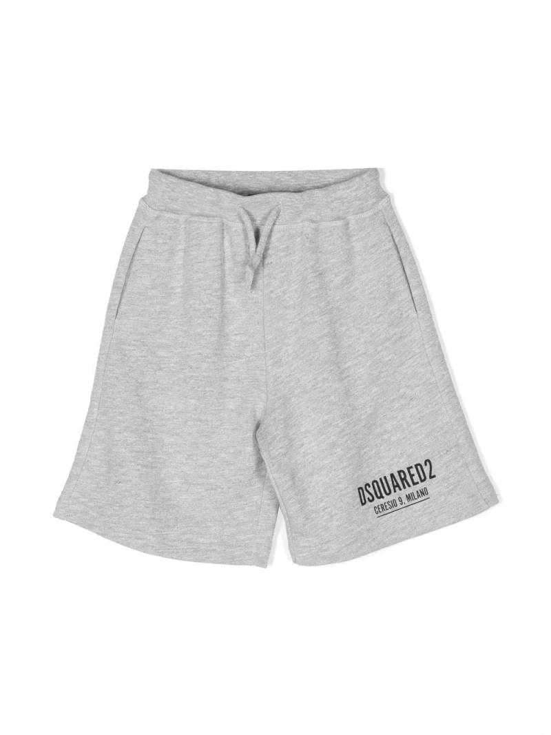 Dsquared2 Kids Joggingshorts mit Logo-Print - Grau von Dsquared2 Kids