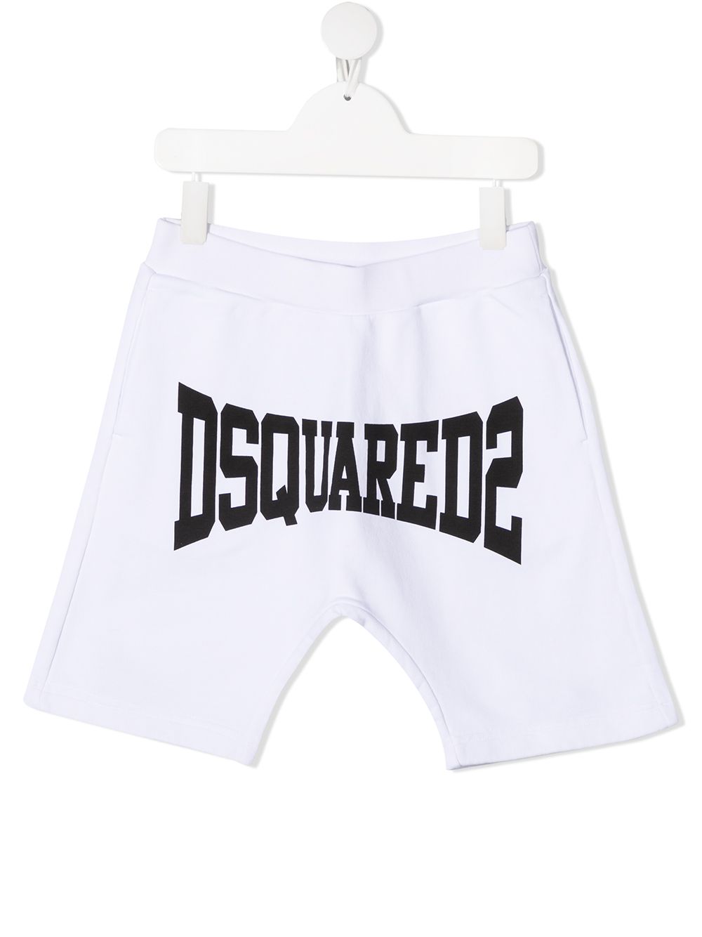 Dsquared2 Kids Joggingshorts mit Logo-Print - Weiß von Dsquared2 Kids