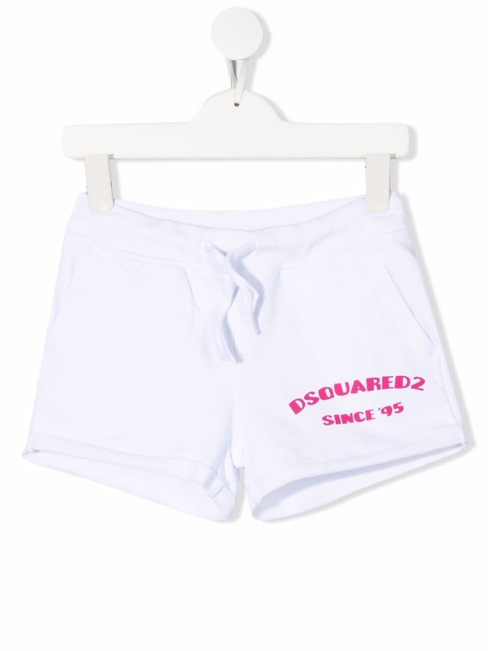 Dsquared2 Kids Joggingshorts mit Logo-Print - Weiß von Dsquared2 Kids