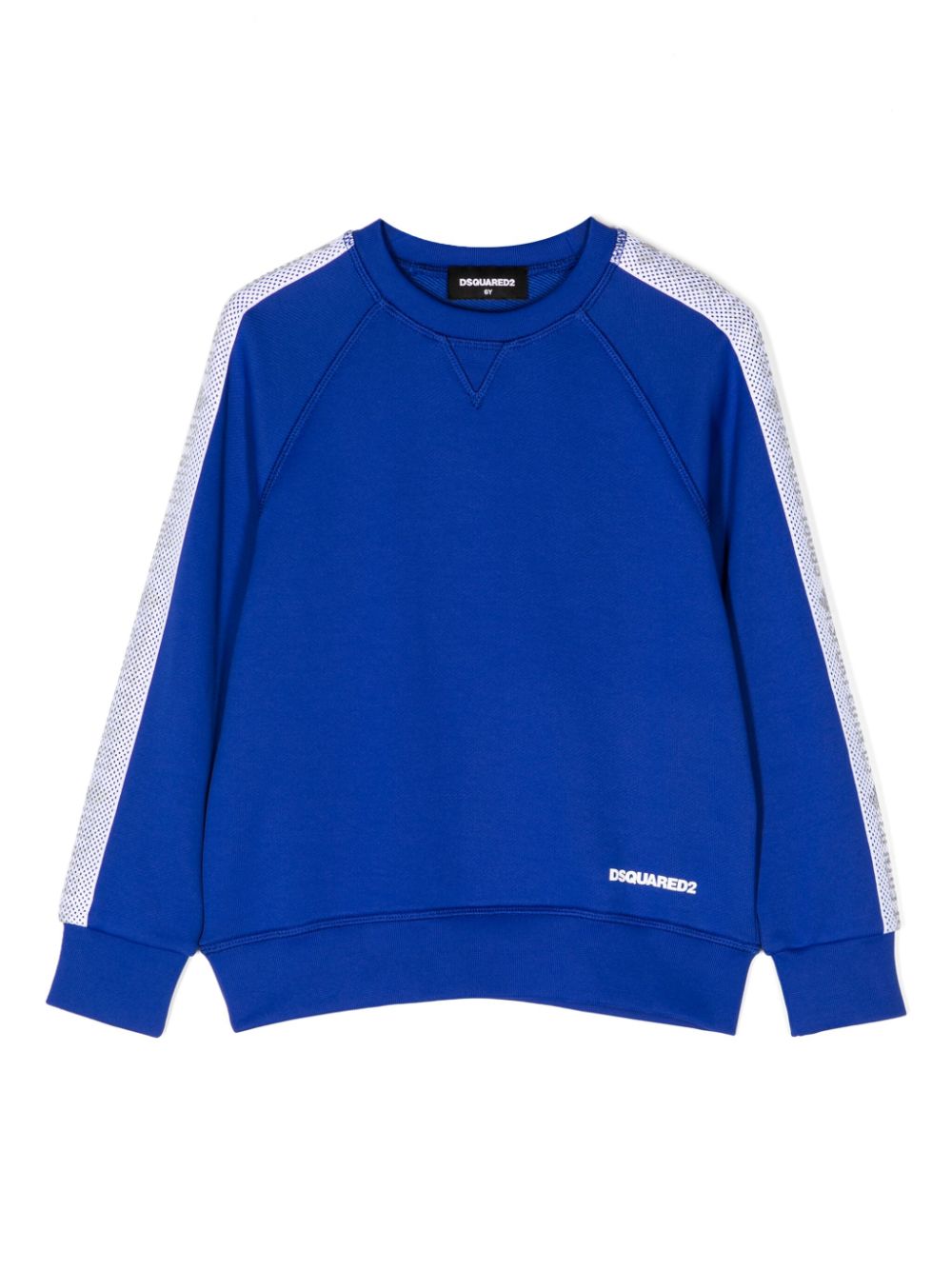 Dsquared2 Kids Sweatshirt mit Logo-Streifen - Blau von Dsquared2 Kids