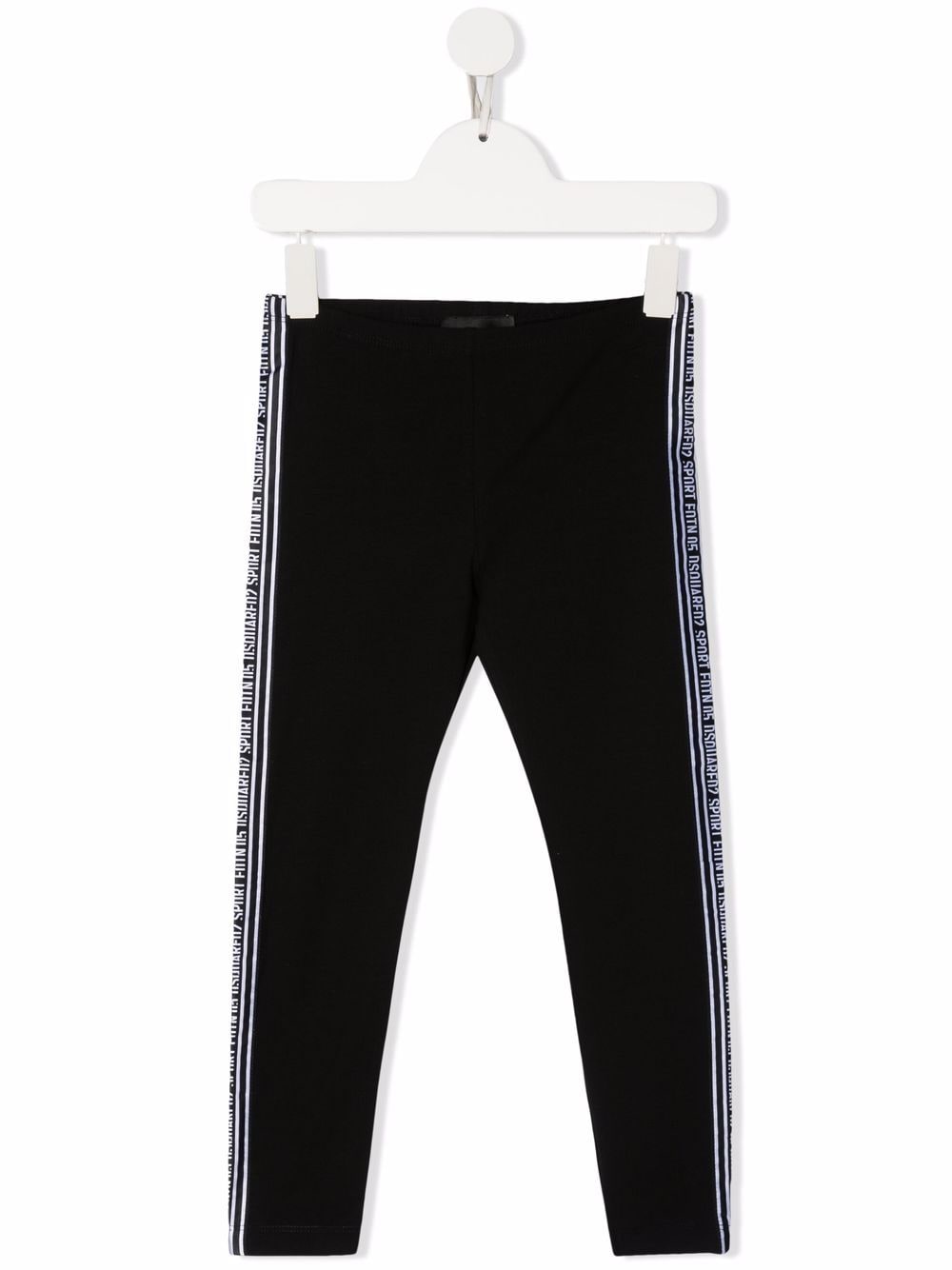 Dsquared2 Kids Leggings mit Logo-Streifen - Schwarz von Dsquared2 Kids