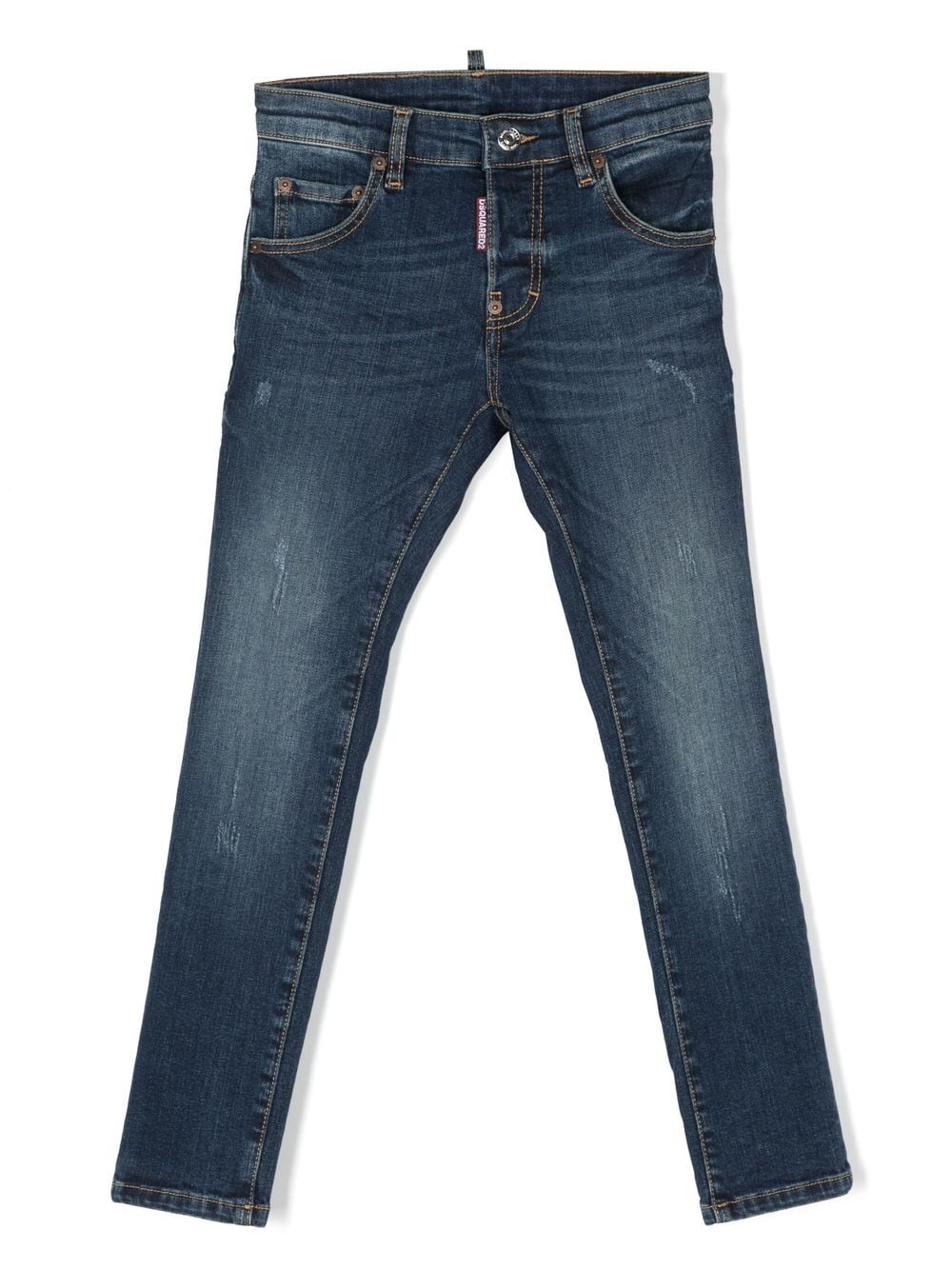 Dsquared2 Kids Tief sitzende Skinny-Jeans - Blau von Dsquared2 Kids