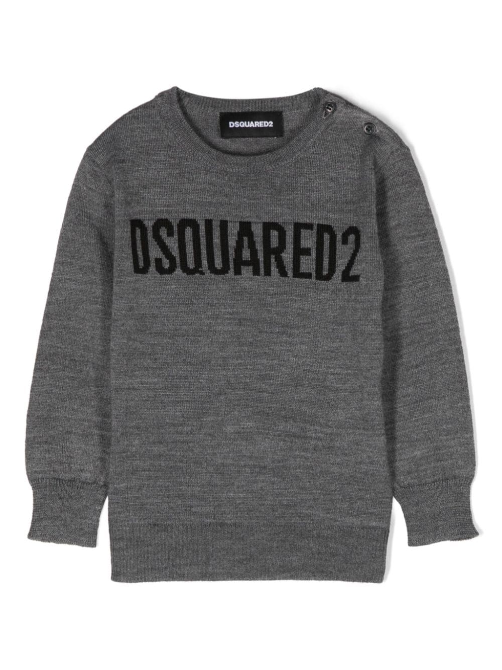 Dsquared2 Kids Pullover mit melierter Wirkung - Grau von Dsquared2 Kids