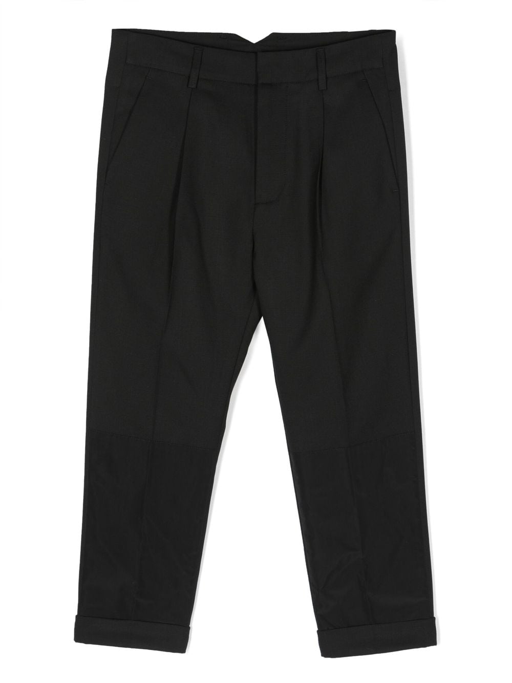 Dsquared2 Kids Bundfaltenhose mit geradem Bein - Schwarz von Dsquared2 Kids