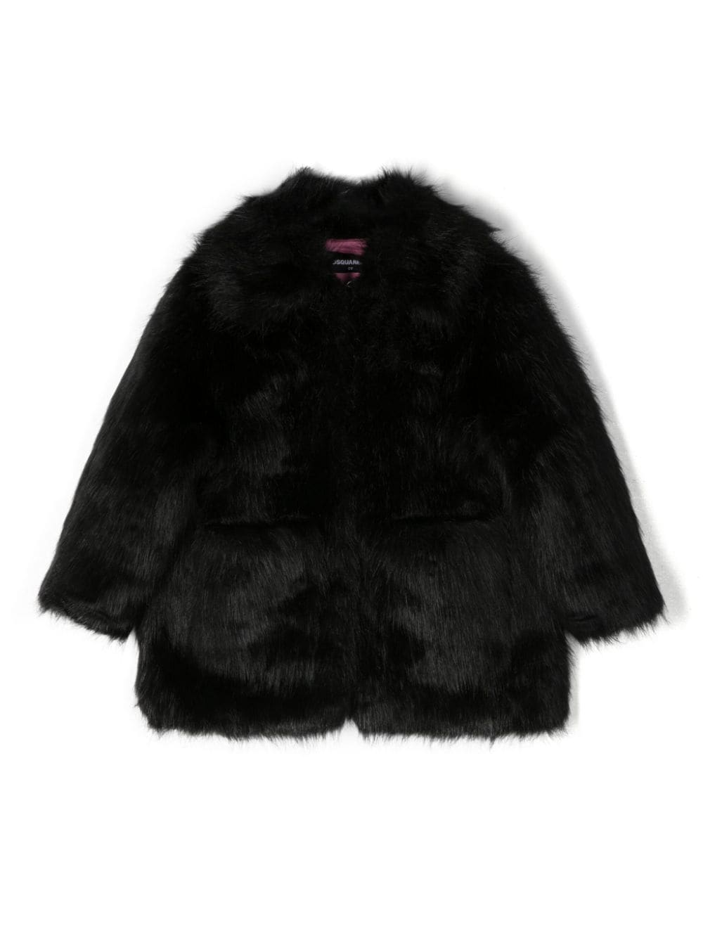 Dsquared2 Kids Jacke aus Faux Fur - Schwarz von Dsquared2 Kids