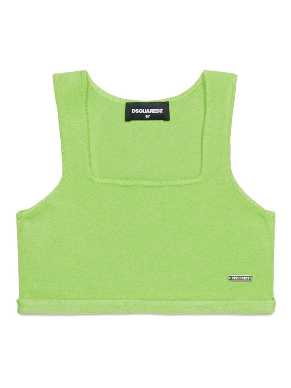 Dsquared2 Kids Cropped-Top mit eckigem Ausschnitt - Grün von Dsquared2 Kids