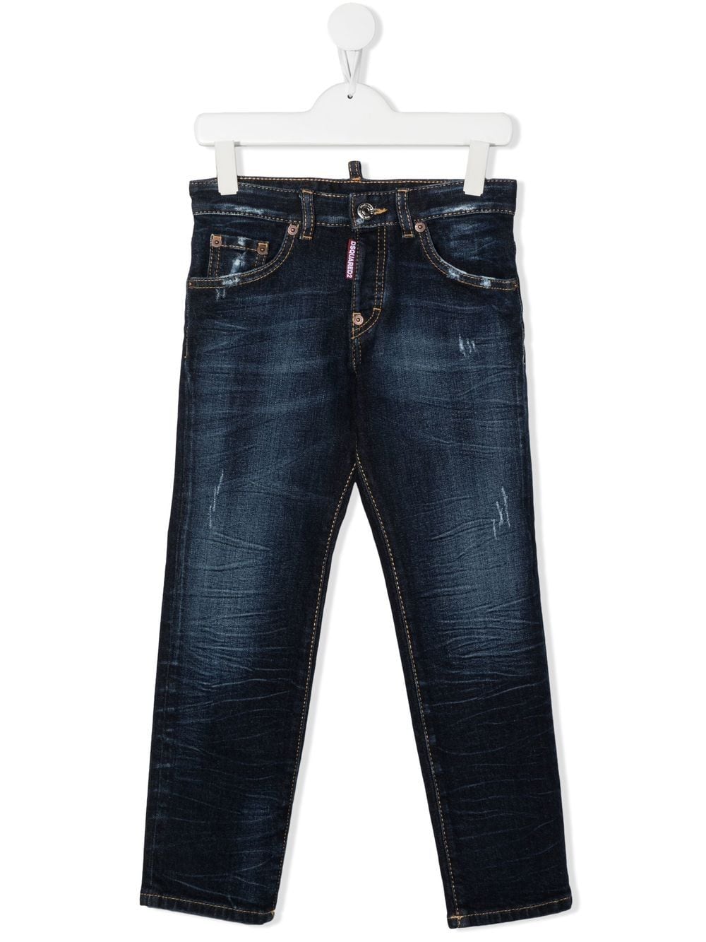 Dsquared2 Kids Ausgeblichene Jeans - Blau von Dsquared2 Kids