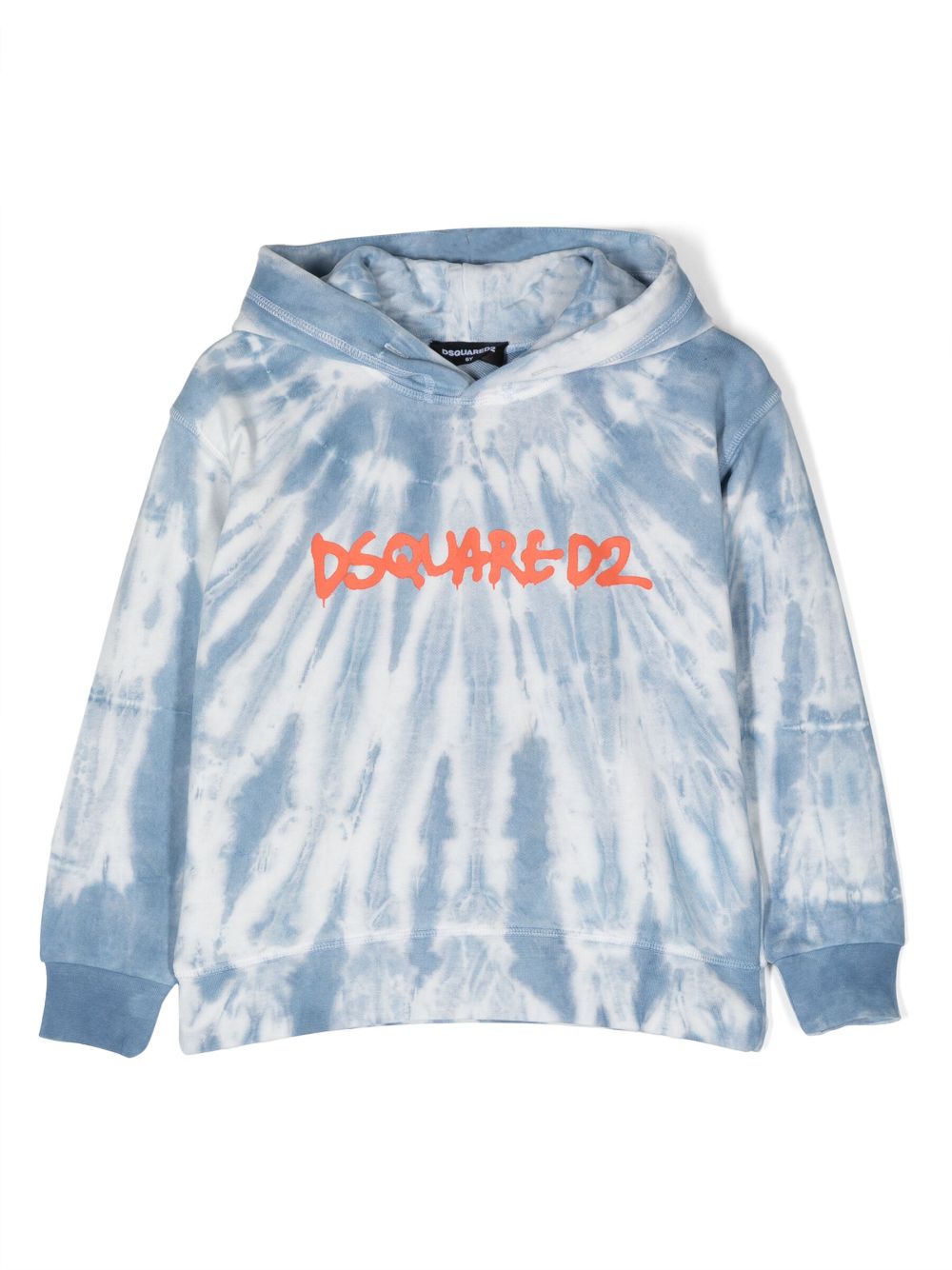 Dsquared2 Kids Hoodie mit Batikmuster - Blau von Dsquared2 Kids