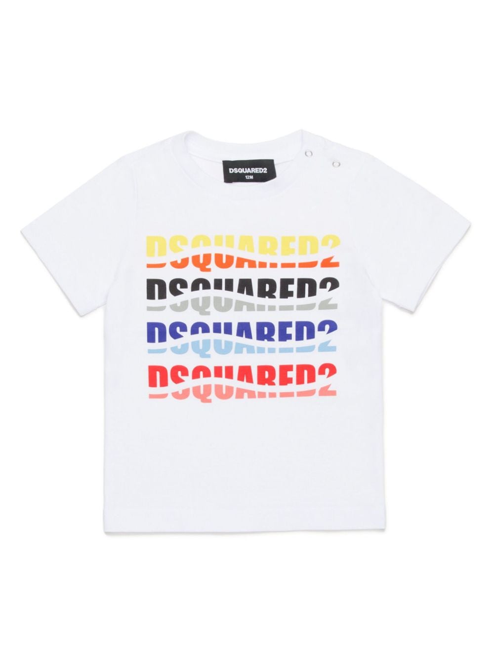 Dsquared2 Kids T-Shirt mit Wellen-Print - Weiß von Dsquared2 Kids