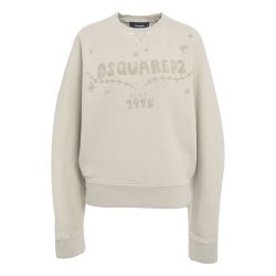 Beige Dsquared2 Logo Sweatshirt von Dsquared2
