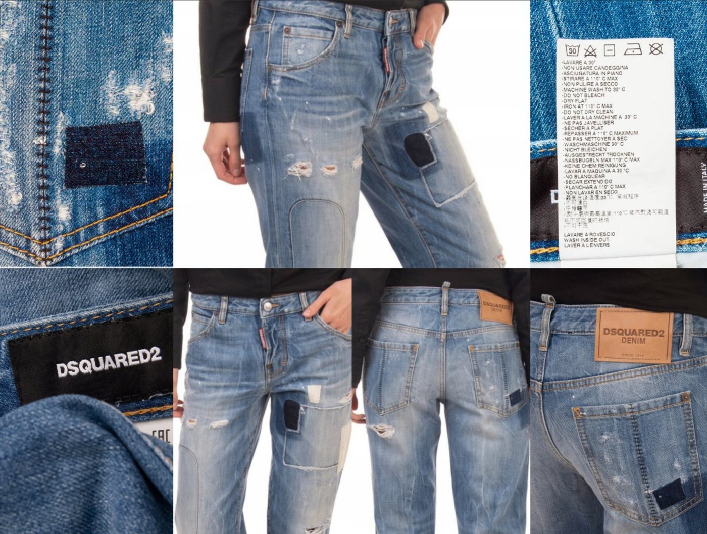 Dsquared2 5-Pocket-Jeans DSQUARED2 JEANS BOYFRIEND HOCKNEY PANTS DENIM HOSE TROUSERS ICONIC RAR von Dsquared2