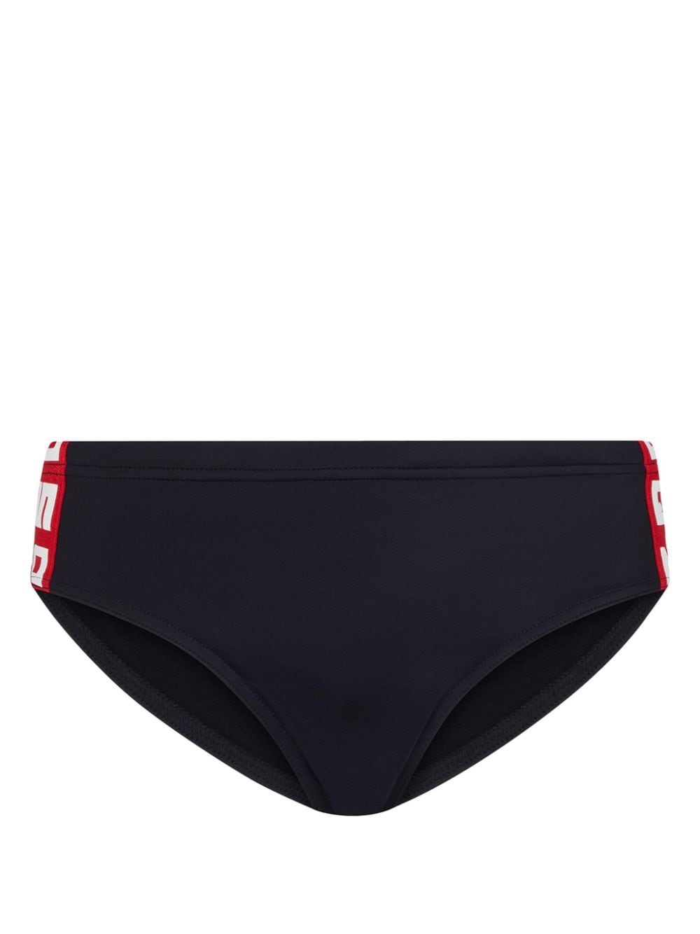 Dsquared2 Badehose mit Logo-Streifen - Schwarz von Dsquared2