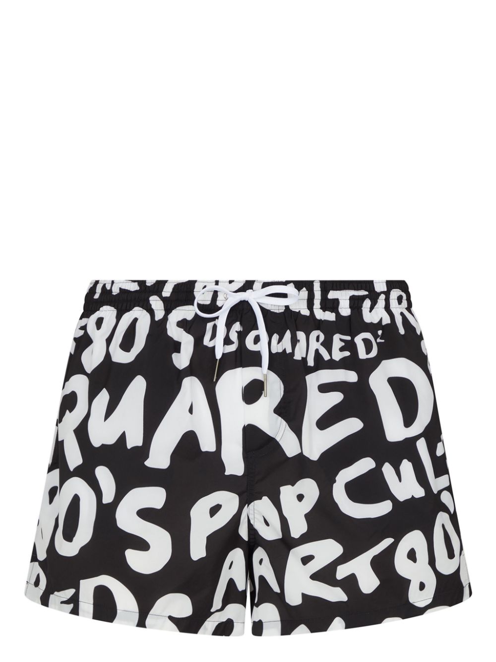 Dsquared2 Badeshorts mit Logo-Print - Schwarz von Dsquared2