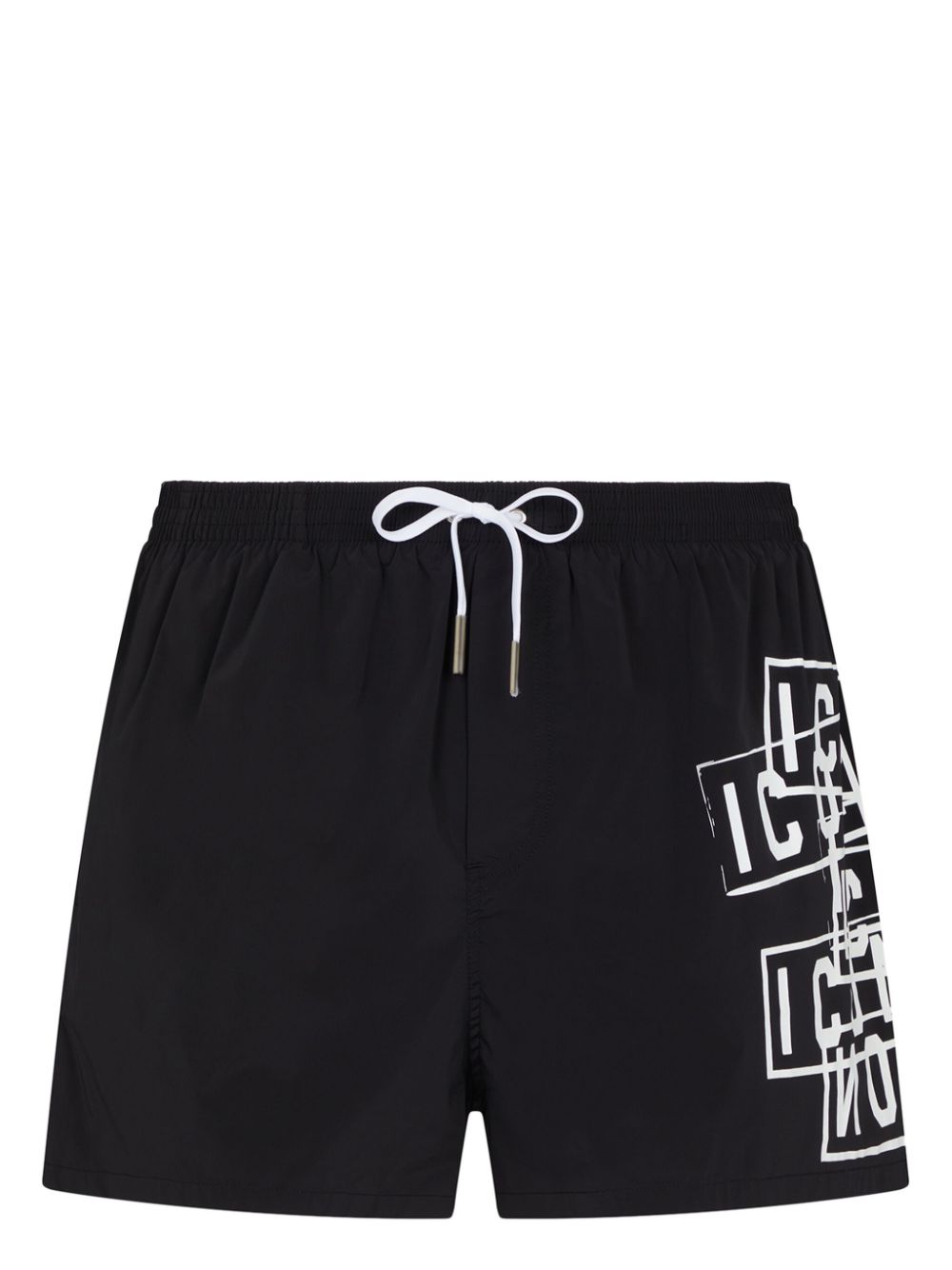 Dsquared2 Badeshorts mit "Icon"-Print - Schwarz von Dsquared2