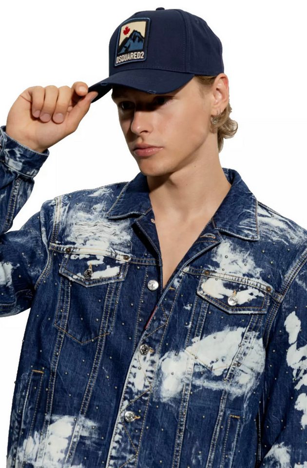 Dsquared2 Baseball Cap 64-CANADIAN TWINS-95 Baseballkappe Icon Kappe Verstellbarer Schnallenverschluss für eine individuelle Anpassung von Dsquared2