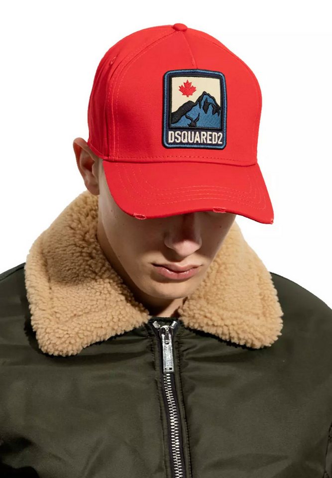 Dsquared2 Baseball Cap 64-CANADIAN TWINS-95 Baseballkappe Icon Kappe Verstellbarer Schnallenverschluss für eine individuelle Anpassung von Dsquared2