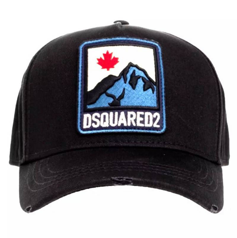 Dsquared2 Baseball Cap 64-CANADIAN TWINS-95 Baseballkappe Icon Kappe Verstellbarer Schnallenverschluss für eine individuelle Anpassung von Dsquared2