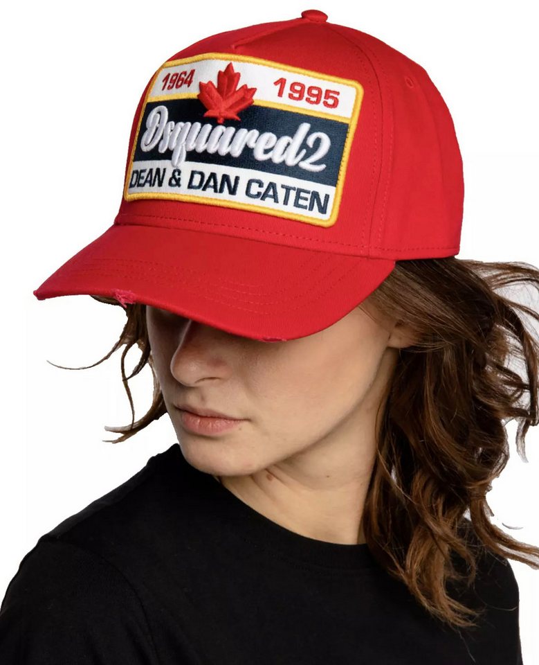 Dsquared2 Baseball Cap Basebalkappe Cap Icon Kappe Dean & Dan Trucker Hut Urbaner Streetwear und luxuriösen Details von Dsquared2