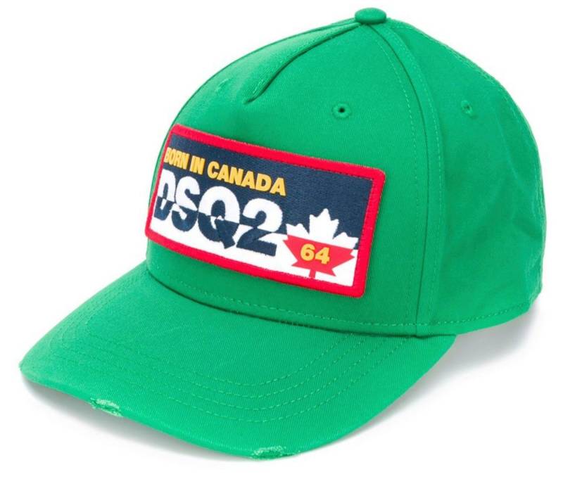 Dsquared2 Baseball Cap Basebalkappe Icon Baseballcap Cap Kappe Hat Trucker Hut Lässigen Destroyed-Look und dem markanten Branding von Dsquared2