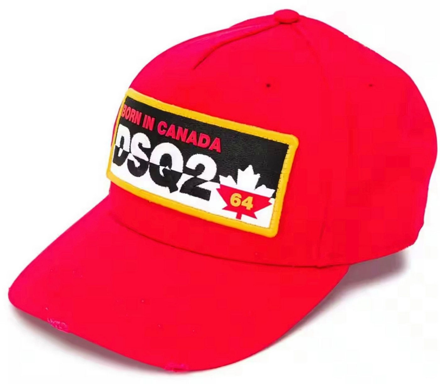 Dsquared2 Baseball Cap Basebalkappe Icon Baseballcap Cap Kappe Hat Trucker Hut Lässigen Destroyed-Look und dem markanten Branding von Dsquared2
