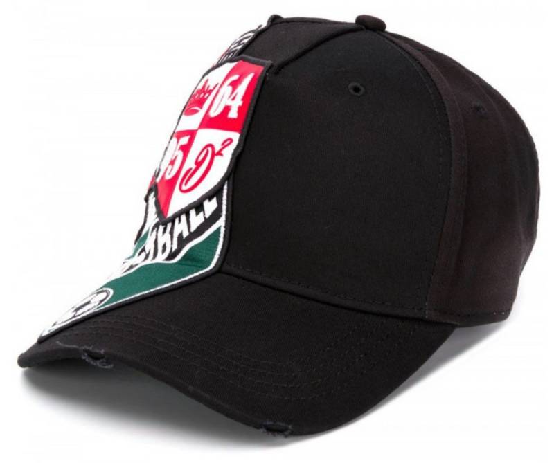 Dsquared2 Baseball Cap Basebalkappe Icon Football Multi Patch Baseballcap Cap Kappe Stilvolles und vielseitiges Design von Dsquared2