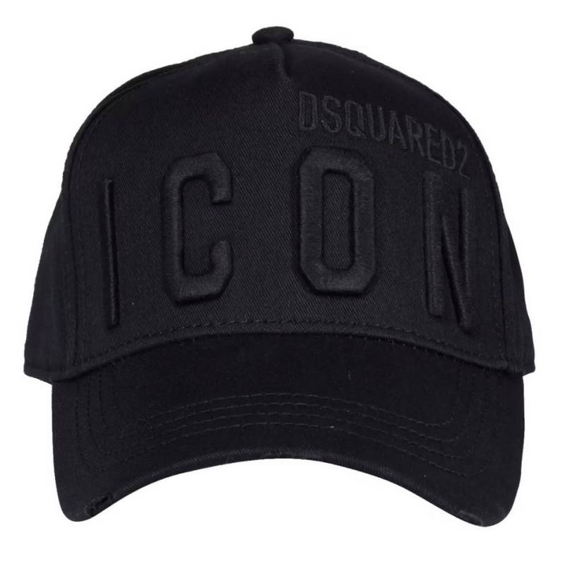 Dsquared2 Baseball Cap Basebalkappe Icon DSQ2 Logo Kappe Mütze Mailand ansässiges Label mit leicht zerfetzt für einen Vintage-Look von Dsquared2