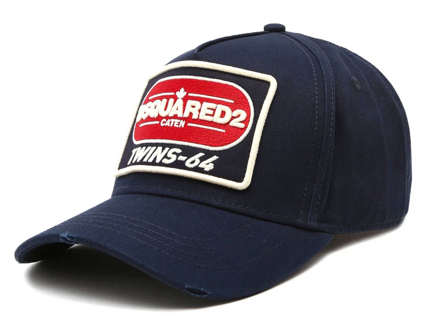 Dsquared2 Baseball Cap Baseballcap Twins-64 Navy Icon Baseball Kappe Unisex Vereint kanadisches Erbe mit italienischer Handwerkskunst von Dsquared2