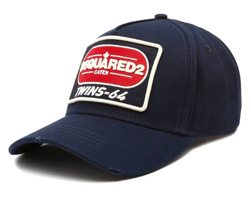 Dsquared2 Baseball Cap Baseballcap Twins-64 Navy Icon Baseball Kappe Unisex Vereint kanadisches Erbe mit italienischer Handwerkskunst von Dsquared2